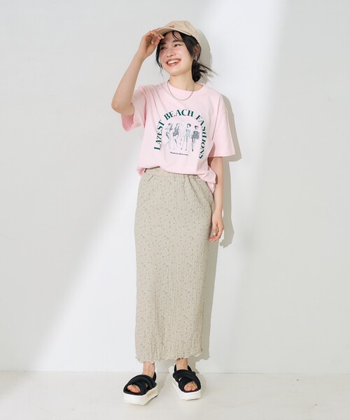 FREAK'S STORE スカート 花柄 ストレッチスカート : ZOZOTOWN