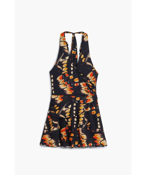 Desigual サロペット オーバーオール 蝶結びロンパース