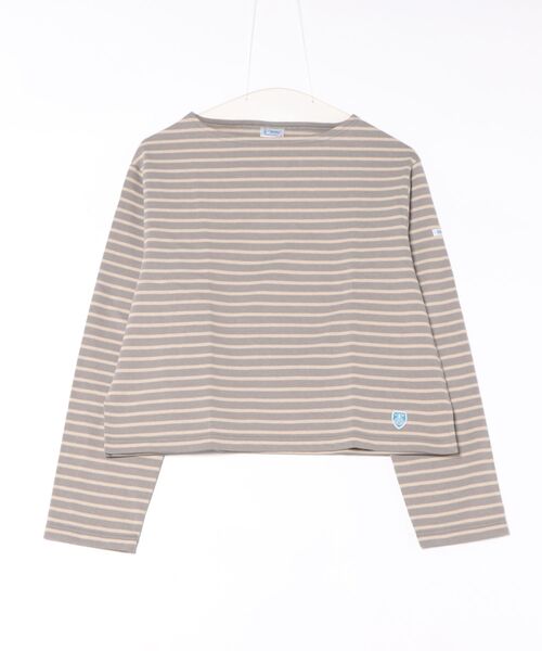 tシャツ ORCIVAL BOAT NECK L/S CROPPED P.O. レディース ORCIVAL tシャツ BOAT NECK LONG SLEEVE CROPPED P.O. ボート