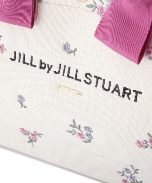 すぐ届く【JILL by JILL】可愛い エンブロイダリー トートバッグ JILL by STUART トートバッグ エンブロイダリーブルームトート