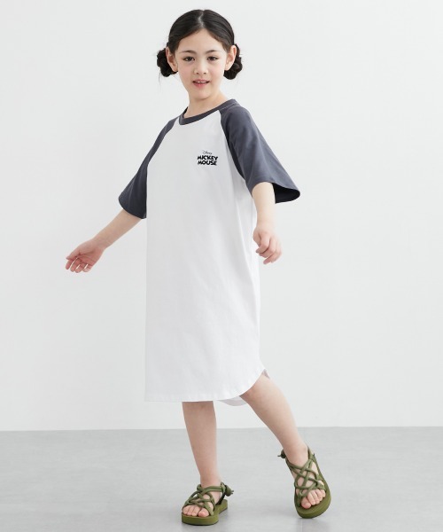 ワンピース 「DISNEY」オーバーサイズ半袖ワンピース キッズ 子供服
