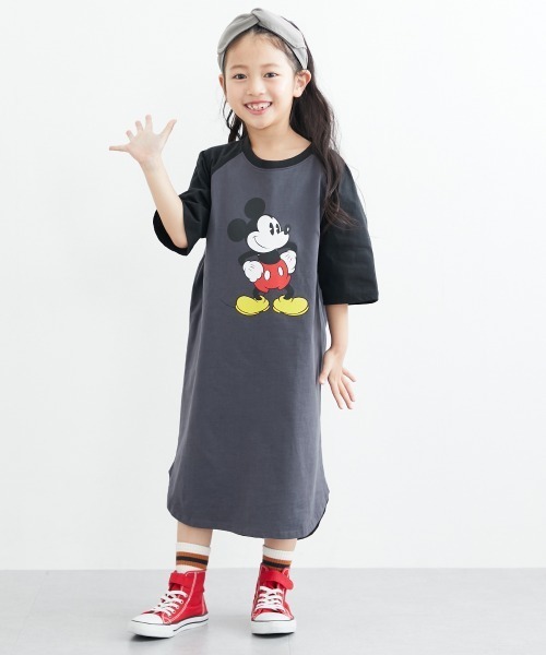 ワンピース 「DISNEY」オーバーサイズ半袖ワンピース キッズ 子供服