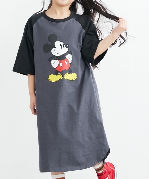 ワンピース 「DISNEY」オーバーサイズ半袖ワンピース キッズ 子供服