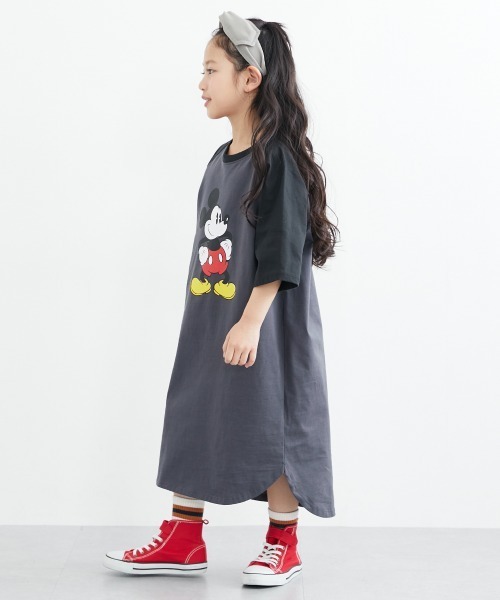 ワンピース 「DISNEY」オーバーサイズ半袖ワンピース キッズ 子供服