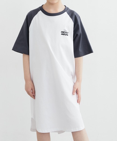 ワンピース 「DISNEY」オーバーサイズ半袖ワンピース キッズ 子供服