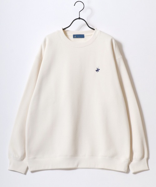 [BEVERLY HILLS POLO CLUB] тренировочный cut and sewn M слоновая кость женский 