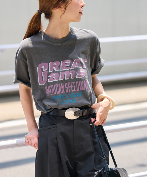 tシャツ スーベニアピグメントTEE レディース