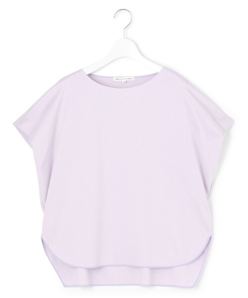 23区 スムースデザイン フレンチスリーブ Tシャツ 23区 tシャツ 「汗じみ防止/洗える」スムースデザイン フレンチ