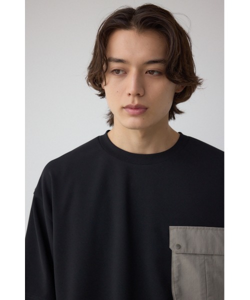 AZUL BY MOUSSY tシャツ カラースキームドロストTシャツ メンズ