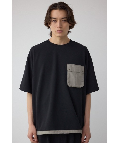 AZUL BY MOUSSY tシャツ カラースキームドロストTシャツ メンズ