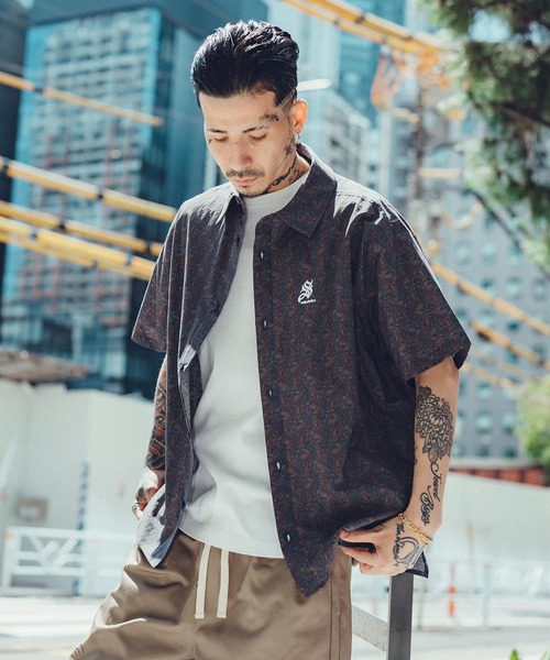 Subciety シャツ Paisley square shirt メンズ レディース