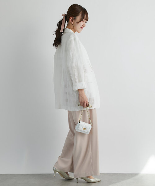【最終値下げ】La boutique BonBon シアーライトジャケット 手洗い可能】シアーライトジャケット | La boutique BonBon(ラブ
