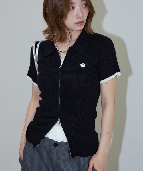 PUBLUX ニット セーター MARY QUANT × PUBLUX/マリークワント 袖