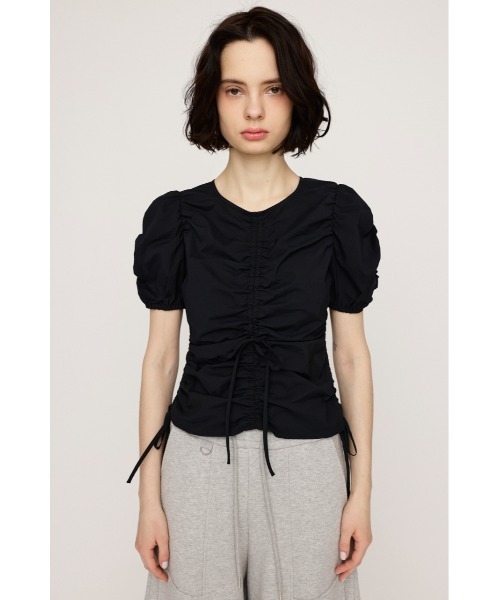 ブラウス シャツ Many gather tops (メニーギャザー トップス) レディース HeRIN.CYE ブラウス シャツ Many gather tops (メニーギャザー