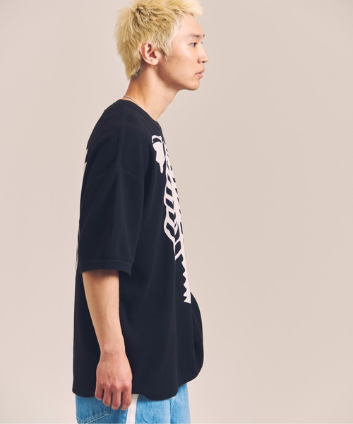 VANSON（バンソン） tシャツ VANSON-SKELTON BONES-Thermal Tee メンズ