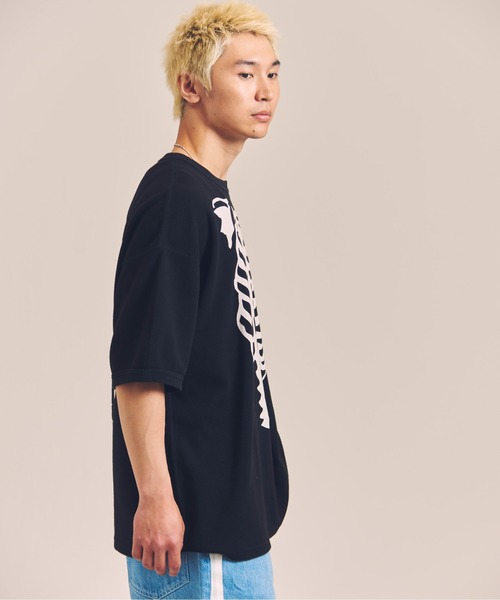 VANSON（バンソン） tシャツ VANSON-SKELTON BONES-Thermal Tee メンズ