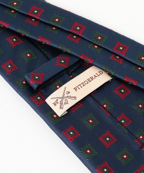 BEAMS F（ビームスF） ネクタイ FITZGERALD / シルク 小紋柄 ネクタイ