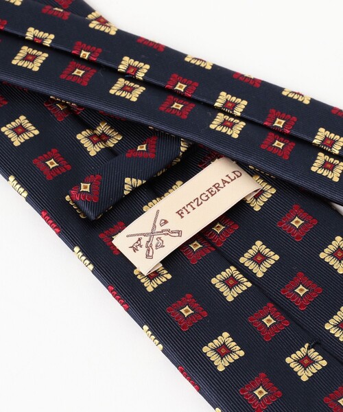 BEAMS F ネクタイ FITZGERALD / シルク 小紋柄 : ZOZOTOWN Yahoo