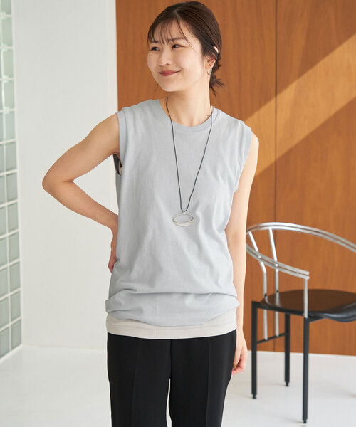 「IENA」 半袖Tシャツ FREE ピンク レディース SLOBE IENA 「SLOBE IENA」 半袖Tシャツ「HANESコラボ」 FREE