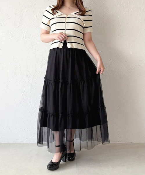 apres jour（アプレジュール） スカート 「取り外し可能」2wayアソート