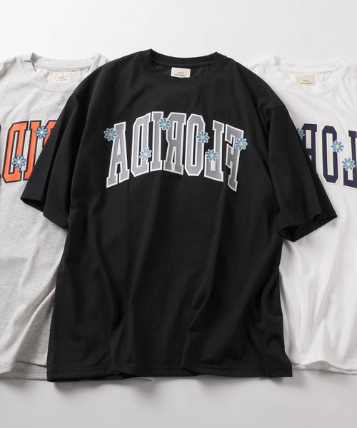 アロハシャツ tシャツ 「81」 ワッペンロゴ カレッジデザイン Tシャツ