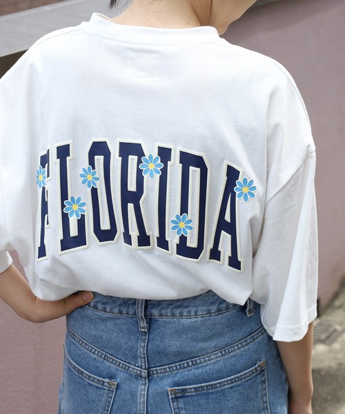 アロハシャツ tシャツ 「81」 ワッペンロゴ カレッジデザイン Tシャツ