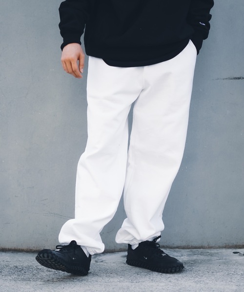 「LOS ANGELES APPAREL」 スウェットパンツ MEDIUM ホワイト メンズ_画像8