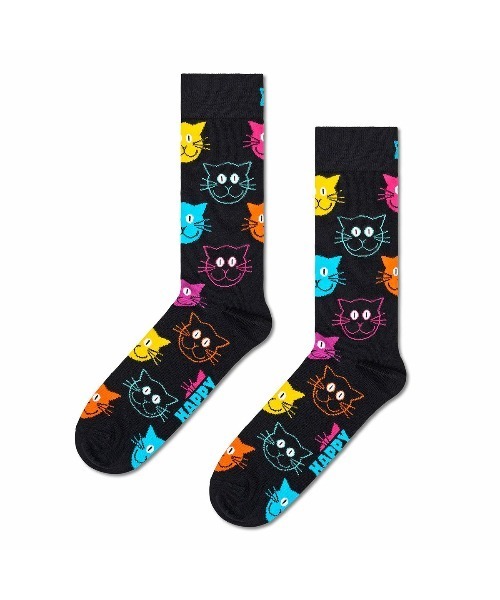 ARCHIVER 靴下 ○Happy Socks○ 3-Pack Mixed Cat Socks Gift Set
