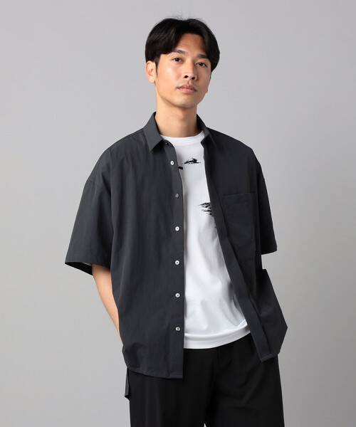 β MEN（ベータ・メン） シャツ ストレッチ 半袖シャツ メンズ