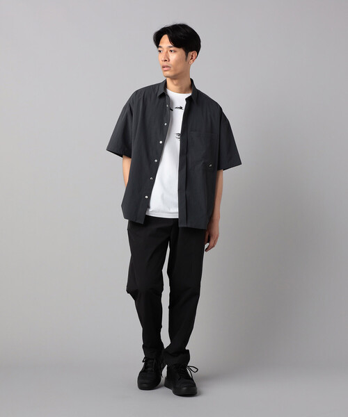 β MEN（ベータ・メン） シャツ ストレッチ 半袖シャツ メンズ