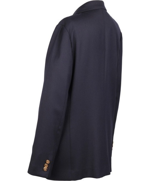 ネイビー　ブラウスジャケットS black-label-ss25-14666382-s-