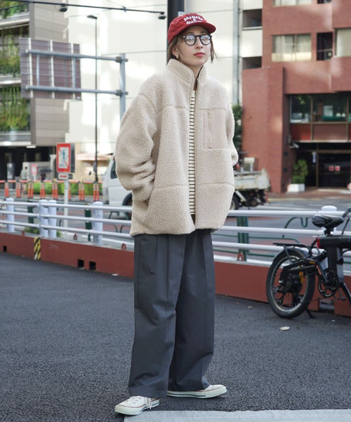 「zootie」 ブルゾン フリー ブラウン レディース_画像6