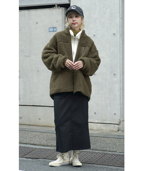 「zootie」 ブルゾン フリー ブラウン レディース_画像9