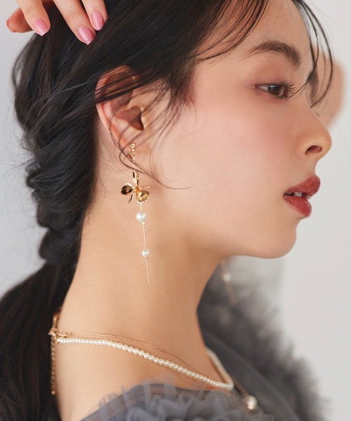 RUIRUE BOUTIQUE 【おまけ：パールイヤリング】 RUIRUE BOUTIQUE（ルイルエブティック） イヤリング レディース