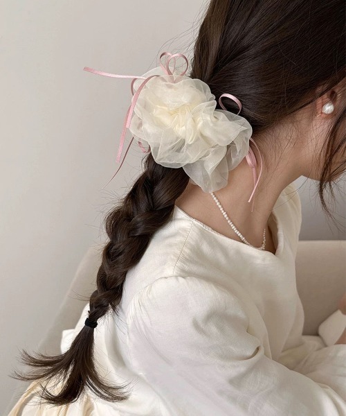 miniministore（ミニミニストア） シュシュ 透け感ヘアゴム シュシュ