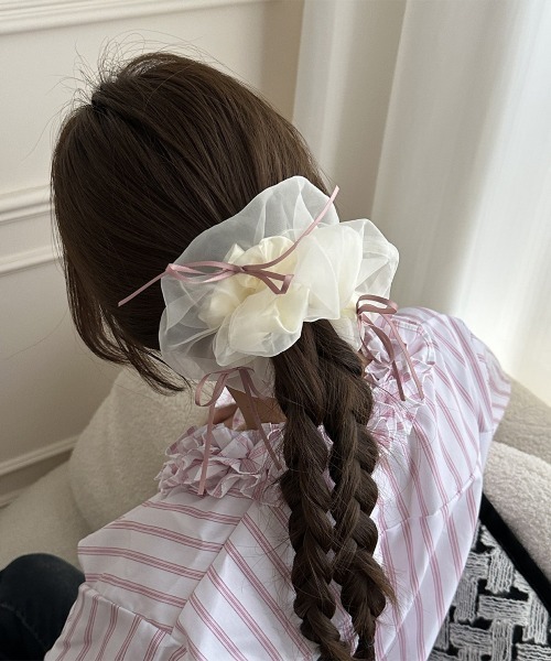 miniministore（ミニミニストア） シュシュ 透け感ヘアゴム シュシュ