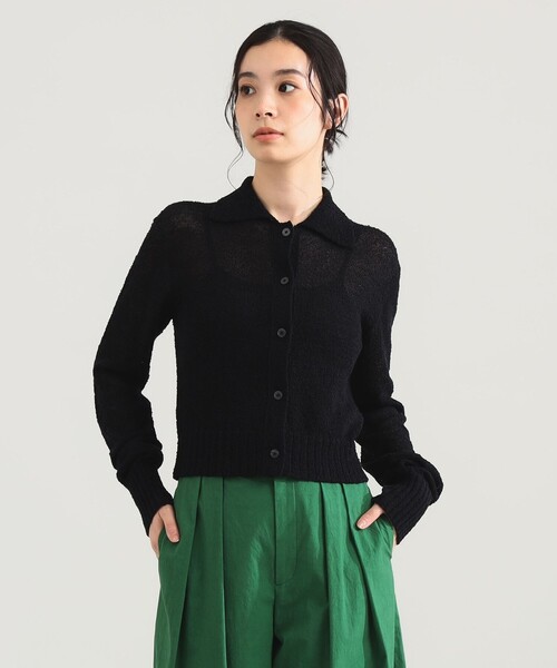 Demi-Luxe BEAMS ニット セーター AK+1 / ポロカラーショート