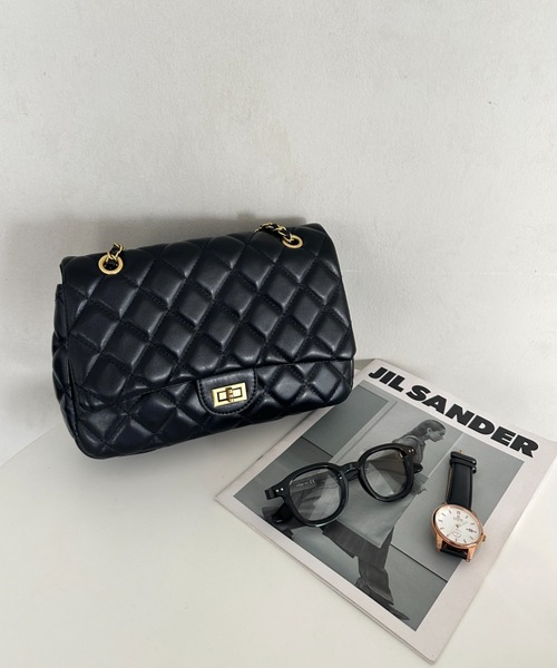 クラッチバッグ パーティーバッグ キルティングチェーンショルダー