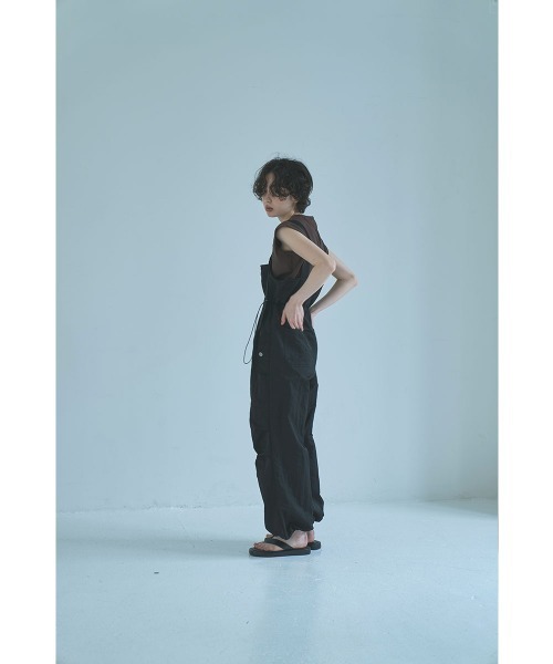 marjour（マージュール） サロペット オーバーオール NYLON ZIP