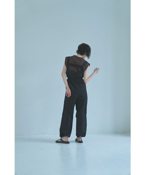 marjour（マージュール） サロペット オーバーオール NYLON ZIP