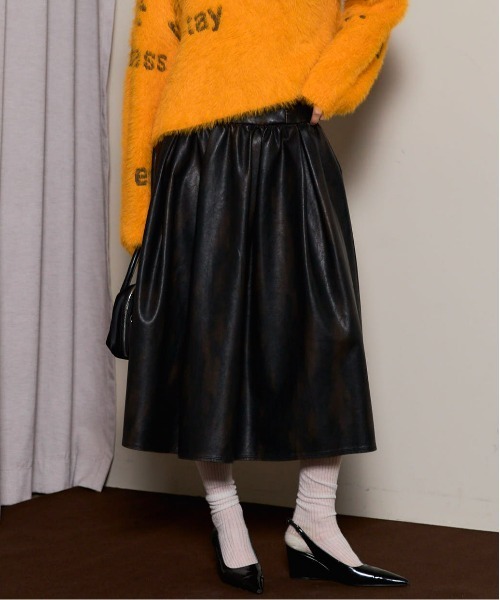 新品 MAISON SPECIAL スカート MAISON SPECIAL（メゾンスペシャル） スカート Voluminous Tuck Flare