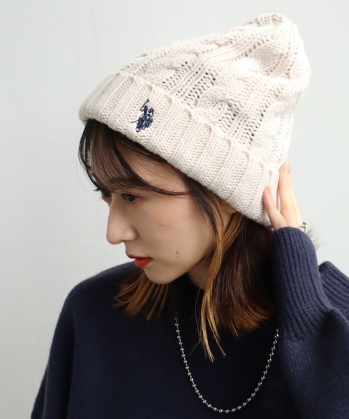 U.S. POLO ASSN.（ユーエスポロアッスン） ニット帽 ニットキャップ