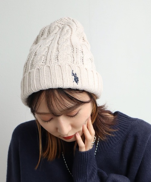 U.S. POLO ASSN.（ユーエスポロアッスン） ニット帽 ニットキャップ