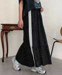 ロング スカート ティアードスカートの詳細画像3