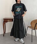 ロング スカート ティアードスカートの詳細画像4