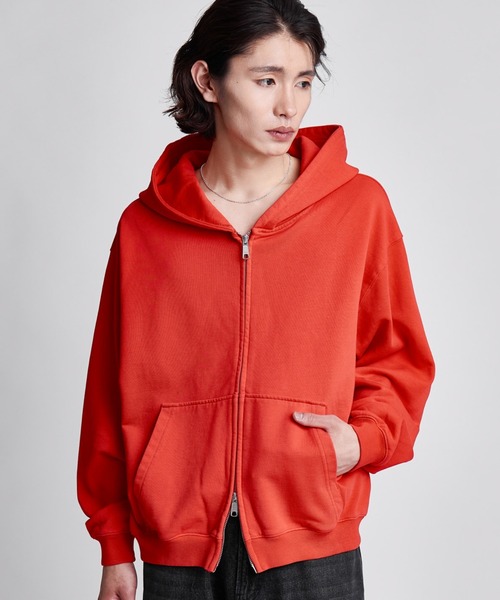 SINSS パーカー Heavy weight double zip hoodie / ヘビーウェイト