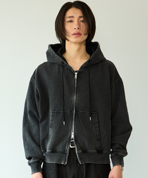 SINSS パーカー Heavy weight double zip hoodie / ヘビーウェイト