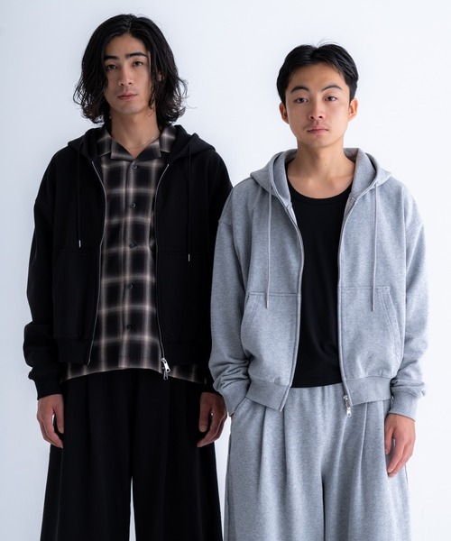 SINSS パーカー Heavy weight double zip hoodie / ヘビーウェイト