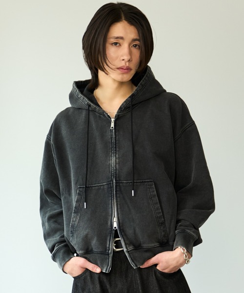 SINSS パーカー Heavy weight double zip hoodie / ヘビーウェイト
