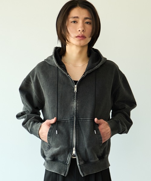 SINSS パーカー Heavy weight double zip hoodie / ヘビーウェイト